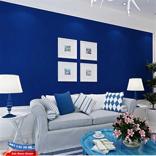 Sơn nhà màu xanh dương đậm hay nhạt – Bạn thích màu nào đây?